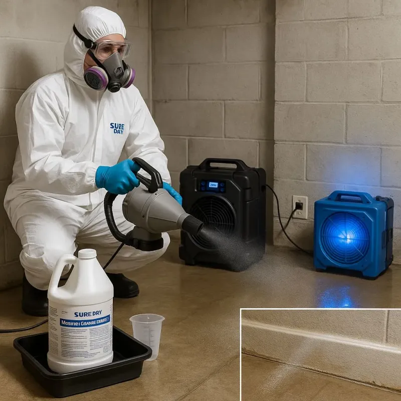 Sanitization and Odor Removal process in Copiague, NY