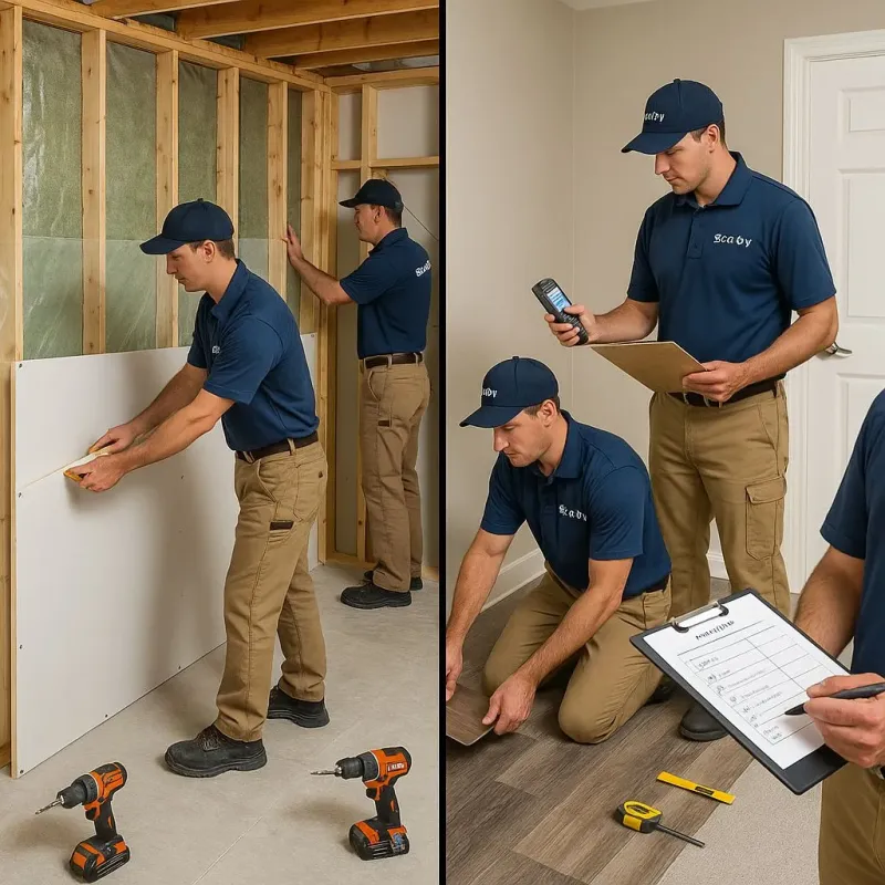 Repairs and Reconstruction process in Copiague, NY